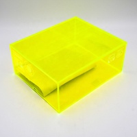 Échantillon gratuit, boîte à gâteaux en acrylique transparent PMMA moderne et écologique pour la cuisine, le magasin, les cadeaux