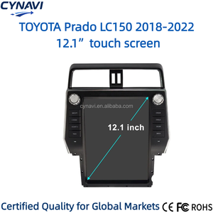 Écran radio 2DIN de 12,1 pouces pour TOYOTA Prado LC150 2018 - <span class=keywords><strong>2022</strong></span>, Android Auto sans fil, CarPlay, écran tactile, BT5.0 - Product Image 2