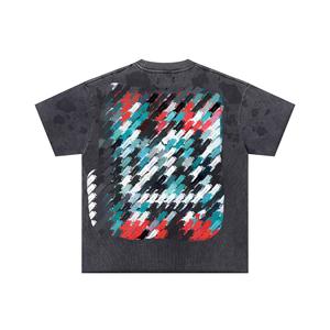 FIRST T-SHIRT ROW Nuovo Prodotto di Moda di Alta Qualità, T-shirt Retrò da Uomo con Diamanti, Abbigliamento FIRST T-Shirt ROW all'Ingrosso - Product Image 6