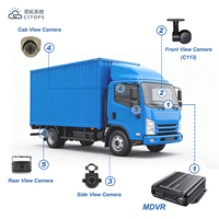 Caméra de surveillance de véhicule commercial Starlight Vision nocturne enregistreur de gestion de flotte Mini caméra de vue avant de sécurité de camion 1080P