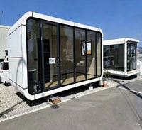 Vente en gros de mini-maisons préfabriquées modulaires colorées de 20 pieds, type Apple Cabin House, pour bureau, maison capsule en aluminium de couleur personnalisée