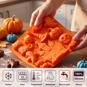 Halloween Gost Castle Cake Maker LFGB Platinum Non Stick BPA Free Silicone Mousse Cake Molds - Product Image 3