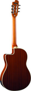 EKO GUITARS - NXT NYLON N100CE NATURAL, guitarra clásica de cuerpo delgado electrificada de alta calidad, tapa de abeto, parte posterior de caoba - Product Image 2
