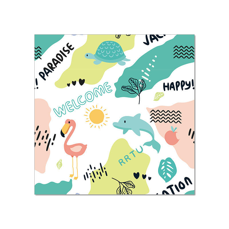 9090cm - Hibouin rouge, dauphin vert - Convient aux animaux de moins de 15 kg