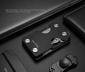 EDC Multitool thông minh Keychain <span class=keywords><strong>Key</strong></span> chủ 2 trong 1 sợi carbon chủ thẻ ví thẻ tín dụng thẻ ngân hàng thẻ RFID Chống Trộm Swipe - Product Image 2