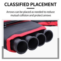 Tir à l'arc flèches sac carquois 4 Tubes réglable taille ceinture suspendu support composé arc classique chasse formation accessoires de stockage
