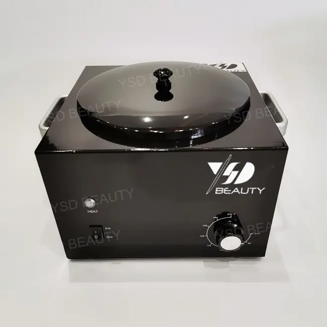 Profesyonel 8lb siyah Metal tek taşınabilir büyük Pot ağda ısıtıcı makinesi ağda ısıtıcı için şekerleme