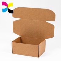 Boîte cadeau pliante en carton ondulé personnalisée, usine OEM, emballage écologique pour envoi postal avec logo