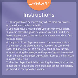 Ghost Madness Maze Puzzle Juego de mesa para familias Juguetes educativos para niños Rompecabezas Entretenimiento y diversión familiar - Product Image 6