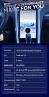 Radio de coche de 128G y 13,6 pulgadas para Ford Mondeo 2013-2021 Android 13 Qualcomm reproductor Multimedia de navegación GPS unidad principal de pantalla táctil