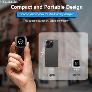 Mini Adaptador Inalámbrico Inteligente 2 en 1 para Carplay, Conexión Rápida, Dongle Wifi para Android, Compatible con Dacia <span class=keywords><strong>Sandero</strong></span> <span class=keywords><strong>Stepway</strong></span> Jogger Logan MCV - Product Image 3