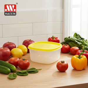 En stock, promotion : Conteneur de stockage alimentaire carré transparent en plastique de 1,8 L, hermétique, pour céréales, boîte de rangement alimentaire - Product Image 3