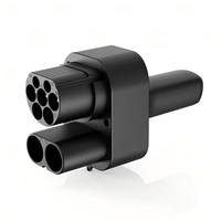 Adaptateur de charge Cybertruck haute performance 250A DC/80A AC CCS2-NACS, étanche IP54, prise de chargeur EV pour une charge rapide