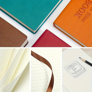 Quaderno di scrittura Journal personalizzato in pelle con copertina morbida di <span class=keywords><strong>grandi</strong></span> dimensioni con pagine interne foderate - Product Image 4