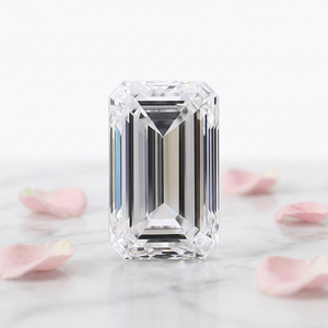Diamante Corte Esmeralda de 3 Quilates F VS1 Certificado por IGI, Cultivado en Laboratorio CVD HPHT, Forma Elegante para Hombres y Mujeres, Ideas de Joyería para Compromiso y Boda - Product Image 1