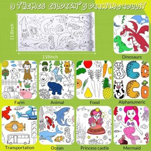 Rouleau de papier offset éducatif personnalisé pour enfants, pour peinture et dessin DIY avec couleurs personnalisées - Product Image 3