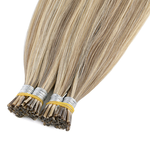 Extensions de cheveux invisibles I-Tip en cheveux humains vierges Remy chinois K.SWIGS, couleur personnalisée, pointe plate, qualité supérieure, 6-7 mois - Product Image 3