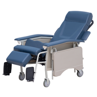 Chaise de traitement médical multifonctionnelle mobile professionnelle YGCX05 populaire pour la dialyse sanguine, le prélèvement sanguin et les dons