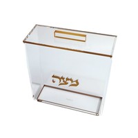 Bandeja de Acrílico Transparente Personalizada para Matzá con Texto Hebreo, Decoración para Mesa de Seder de Pésach, Regalo Judío de Pésach, OEM