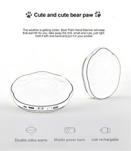 Mini lampe de poche LED Rechargeable, portable, hiver, 5000mah, USB, chauffe-main, batterie externe - Product Image 3