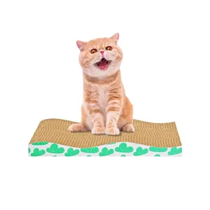 Grattoir de chat de carton ondulé de la meilleure qualité recyclable Offres Spéciales pour le chat frottant ses pattes