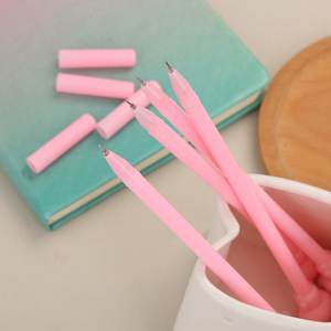 Penna Gel Rosa Stile Ins con Maialino, Penna Nera Carina per Esami, <span class=keywords><strong>Serie</strong></span> Rosa Femminile, Penna per Firma per Studenti - Product Image 4