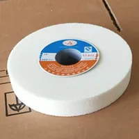 Meule de banc en oxyde d'aluminium blanc moyen WA60KV 150x25x31,75 mm
