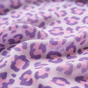 ผ้าชีฟองพิมพ์ลายเสือดาวสำหรับผู้หญิงชุดเดรส100D ฟรี - Product Image 6