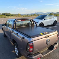 Couverture de hayon électrique à enroulement rigide pour F150 Pickup - Alliage d'aluminium, étanche, anti-sable, verrouillage automatique, télescopique