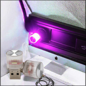Mini Lámpara LED USB de Ambiente para Coche, Luz Decorativa Interior, Conexión USB, Portátil, para Cabina de Auto - Product Image 3