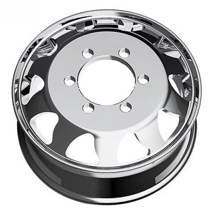 Jantes de camion en aluminium forgé poli DEONEO IATF16949 DOT 17.5/19.5x6.0 17.5/19.5x6.75 10 trous - Product Image 1