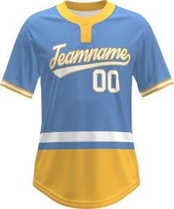 Camiseta de béisbol de enfriamiento deportivo Camisetas deportivas personalizadas para hombres_Mujer_Juventud_Preescolar, nombre y número cosidos o impresos, logotipo - Product Image 3