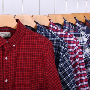 Cina produttore all'ingrosso Delux uomo in cotone scozzese da uomo camicia Oxford a maniche lunghe - Product Image 3