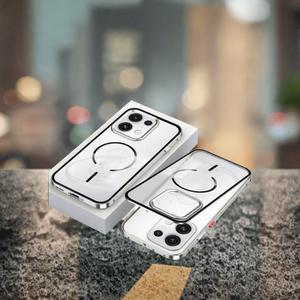 เคสโทรศัพท์กรอบโลหะแม่เหล็ก ด้านหลังใส ป้องกันแรงกระแทก สำหรับ Xiaomi Redmi K90 Pro Max Poco F8 Series - Product Image 3