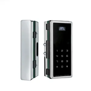 FAM-500 משרד/מלון טביעות אצבע אוטומטי חכם דלת מנעול סוללה אלקטרוני דיגיטלי זכוכית דלת מנעול