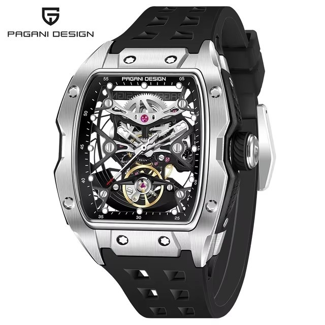 Pagani Desgin PD-S018 New Men Automatic Mechanical Watches Luminous Hands 30m Waterproof Nylon Belt Clock Reloj Man Wrist Watch