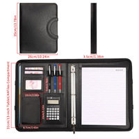 Porte-documents en cuir PU pour gestionnaire, modèle SKN-PF-0912, vente en gros d'usine, OEM&ODM pour le stockage de documents