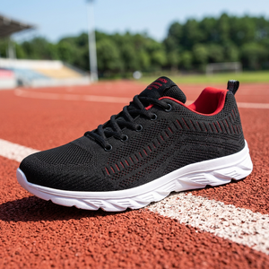 2026 High Quality New Evergreen Knitted Upper Air Cushion Designer <b>Shoes</b> Black - Product Image 3