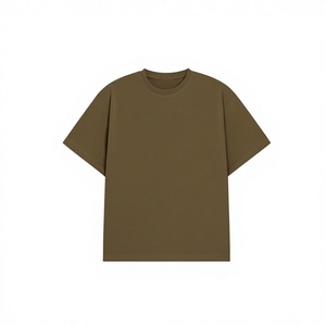 เสื้อยืดผู้ชายทรงหลวมแบบดรอปโชว์เดอร์ OEM ผลิตตามสั่ง วัสดุคุณภาพสูง ใส่สบายสำหรับฤดูร้อน น้ำหนักเบา 210 กรัม ไซส์ใหญ่ ทรงปกติ - Product Image 1