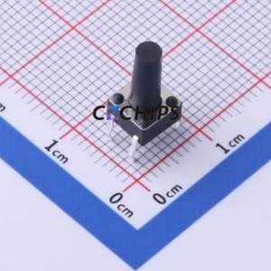 TS-1095PD-A155B2-D2 Tactile Switch Through hole-4P,6x6mm Switch Single Pole Single Throw Round Button 1.8N Through Hole - Product Image 1