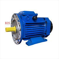 Moteur asynchrone triphasé à faible vibration avec capacité de démarrage progressif, boîtier en aluminium, 380V