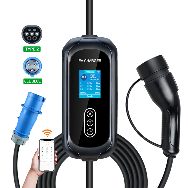 Isigma New 7.2kW Type 2 Portable AC EV Charger with 5m Cable IP66/IP67 CE Certified
