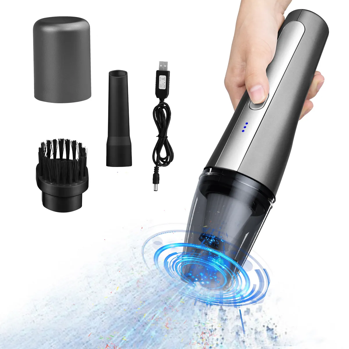 Smart Vacuum Cleaner Strong Suction Powerful Mini Rechargeable Portable Car vacuum Cleaner Handheld For Car Use