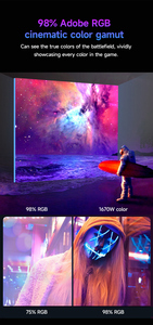 Cong 1920*1080 165Hz chơi game PC màn hình cong phẳng màn hình rộng màn hình 24 inch LCD Monitor - Product Image 6