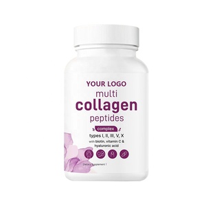 Píldoras de colágeno múltiple personalizables OEM/ODM para mujeres <span class=keywords><strong>y</strong></span> hombres Soporte para <span class=keywords><strong>cabello</strong></span>, <span class=keywords><strong>piel</strong></span>, <span class=keywords><strong>uñas</strong></span> <span class=keywords><strong>y</strong></span> articulaciones-Cápsulas de colágeno de 60 unidades - Product Image 1