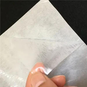 비 길쌈된 직물을 위한 투명한 뜨거운 접착성 영화 고열 뜨거운 TPU 용해 접착성 박판으로 만드는 영화