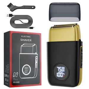 <span class=keywords><strong>Afeitadora</strong></span> de <span class=keywords><strong>Barba</strong></span> de Larga Duración con Pantalla Digital, Batería de 1400mAh, 7500 RPM, Resistente al Agua IPX6, para Cuidado Facial - Product Image 3