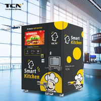 Distributeur automatique de soupes chaudes, hamburgers et sandwichs TCN avec écran tactile