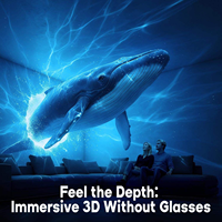 Nouveau projecteur d'étoiles 3D dynamique Galaxy 2026, 60 scènes, veilleuse, cadeau idéal pour enfants et adultes, anniversaire, Noël