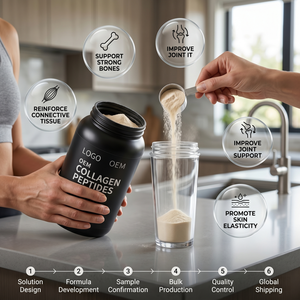 Bebida de Proteína en Polvo Halal de Primera Calidad Directo de Fábrica, con Vainilla, para un Estilo de Vida Activo, Aumenta la Energía en Adultos y Apoya las Articulaciones - Product Image 2